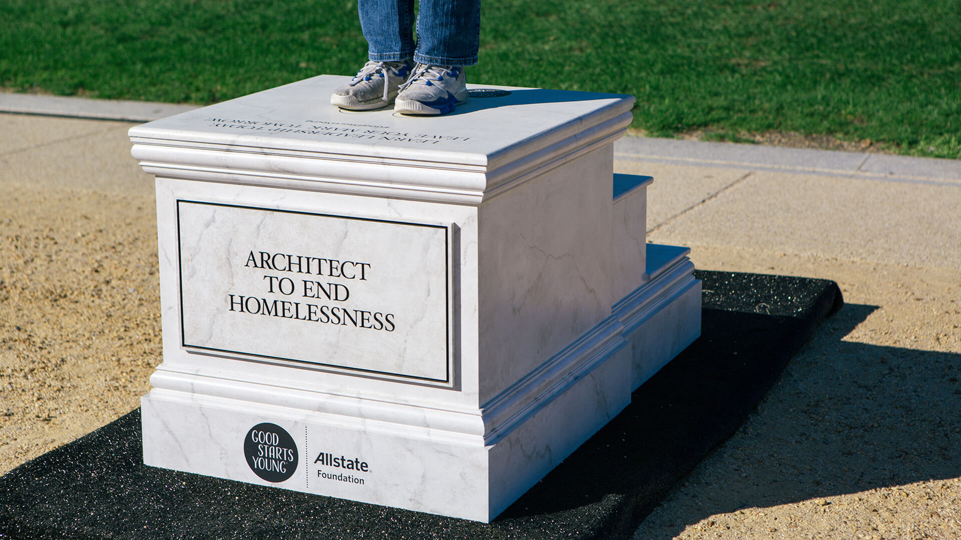 Good Starts Young Pedestals - Architect to End Homelessness