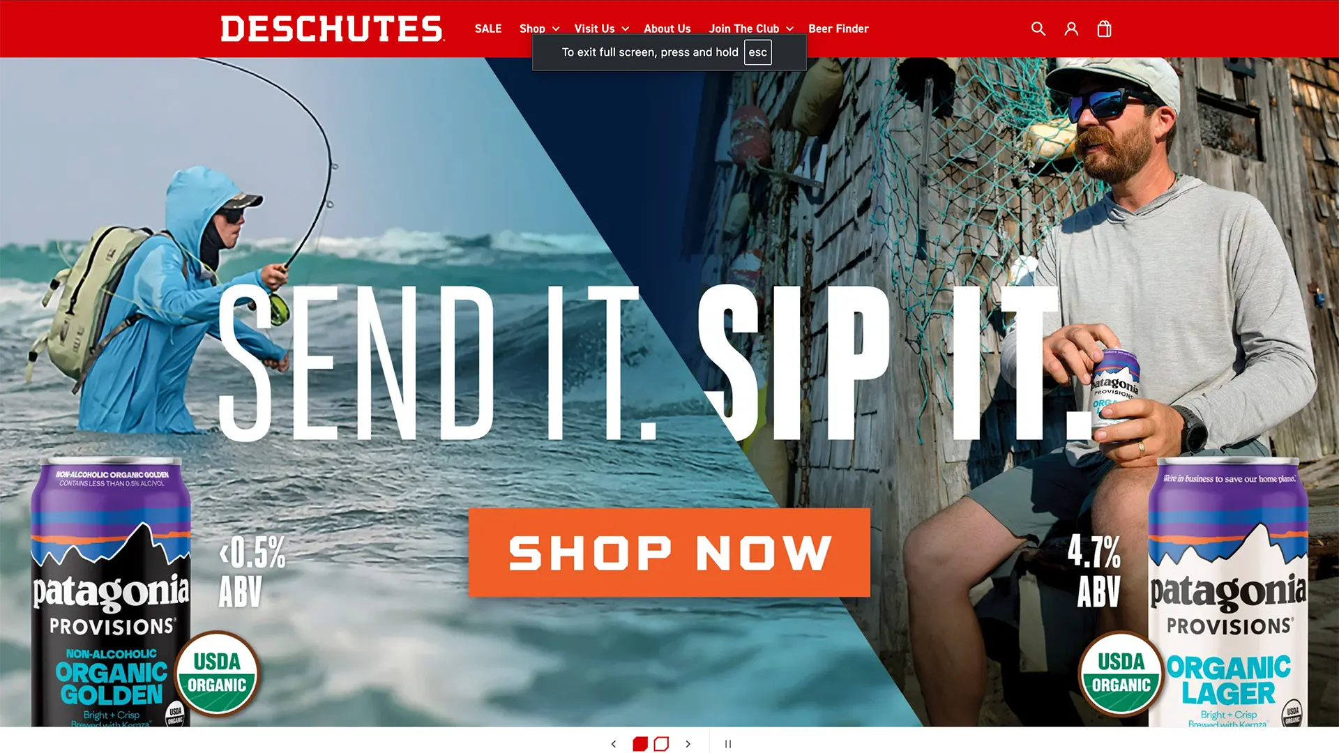 Deschutes Brewery Website