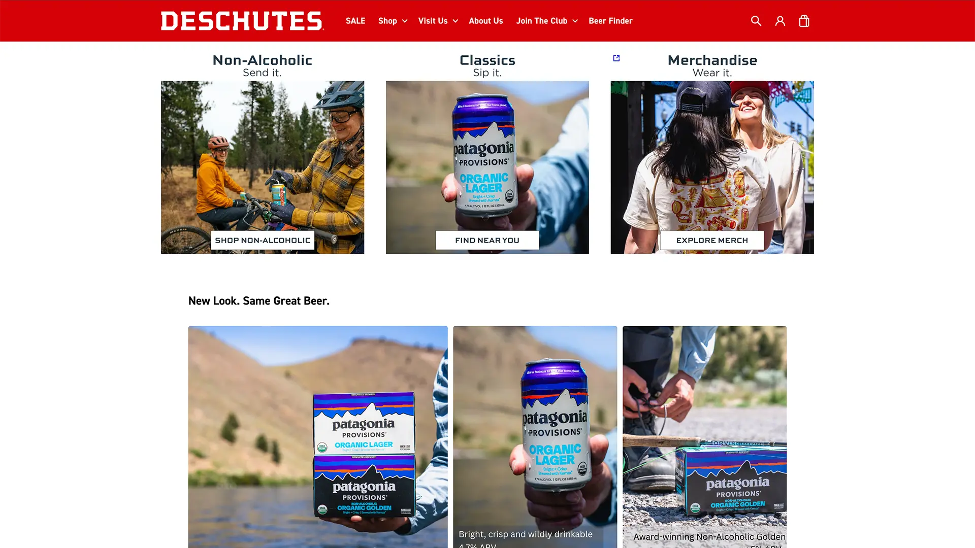 Deschutes Brewery Website
