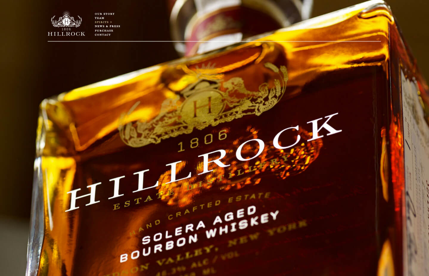 Hillrock Distillery Website