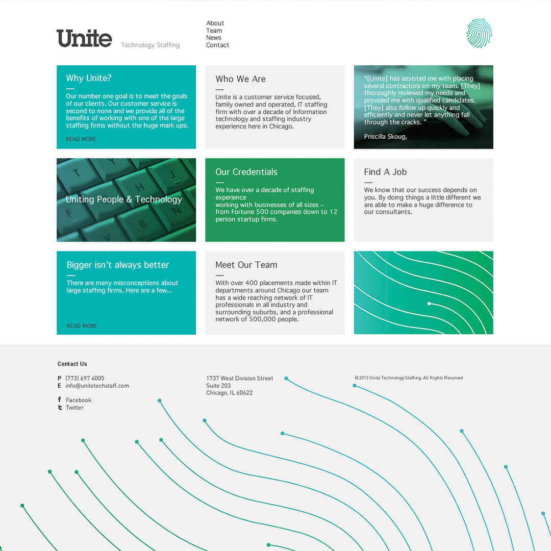 Unite Technology Microsite